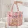 Two Bears Hugging Red Blue Bow Tie Bunting Flags - Wildlife Lover Gift Quilted Tote Bag - 5