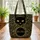 Black Cat Personalized Medallion Dark Academia Lifestyle Cat Lover Gift Quilted Tote Bag - 3