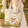 Jack Russell Terrier Dog Wildflower Field Floral Wreath - Dog Lover Gift Everyday Tote Quilted Tote Bag - 4
