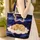 Golden Retriever Puppy Sleeping Starry Night Moon - Name Star Dog Lover Gift Quilted Tote Bag - 4