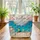 Adirondack Chairs Sandy Beach Hibiscus Tropical Floral Wreath - Beach Vacation Gift Quilted Tote Bag - 3