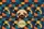 Pug Mosaic Leaves Flowers Name Plate - Pug Lover Gift Quilted Tote Bag - 7