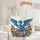 Majestic Dragon on Stack of Books Lush Flowers Tendrils - Dragon Lover Travel Essentials Quilted Tote Bag - 5
