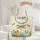 Iridescent Dragonflies Floral Leaf Wreath Name Tiny Stars - Wildlife Lover Everyday Tote Quilted Tote Bag - 5