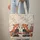Two Red Pandas Cherry Blossom Branches Pagoda Mountain Peaks - Wildlife Lover Gift Quilted Tote Bag - 6