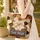 Three Sheep Your Name Slate Panel - Farmhouse Decor Gift for Sheep Lovers Quilted Tote Bag - 4