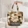 Three Sheep Your Name Slate Panel - Farmhouse Decor Gift for Sheep Lovers Quilted Tote Bag - 5