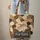 Three Sheep Your Name Slate Panel - Farmhouse Decor Gift for Sheep Lovers Quilted Tote Bag - 6