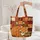 Curled Up Sleeping Fox Personalized Name - Wildlife Lover Home Decor Gift for Fox Lover Quilted Tote Bag - 5