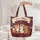 Fox Bunny Bear American Flags Your Name Scroll Banner Patriotic Independence Day Gift Quilted Tote Bag - 5