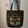 Majestic Cat Face Gold Stars Ornate Medallion Name - Cat Lover Gift Quilted Tote Bag - 6