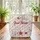 Pink Bunnies Roses Floral Wreath - Everyday Lifestyle Gift Quilted Tote Bag - 3