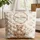 Bear Cross-Stitch Floral Sprigs Everyday Gift Quilted Tote Bag - 1