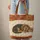 Sleeping Dachshund Puppy Name Sign Autumn Leaves - Dog Lover Fall Decor Gift Quilted Tote Bag - 6