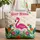Flamingo Tropical Foliage Botanical Vines - Tropical Lover Gift for Flamingo Lover Quilted Tote Bag - 1