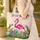 Flamingo Tropical Foliage Botanical Vines - Tropical Lover Gift for Flamingo Lover Quilted Tote Bag - 4