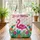 Flamingo Tropical Foliage Botanical Vines - Tropical Lover Gift for Flamingo Lover Quilted Tote Bag - 3
