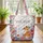 Bunny Fox Nuzzling Wildflower Butterfly Wreath - Home Decor Gift for Animal Lover Quilted Tote Bag - 3