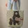 Mama Bear Cub Personalized Wooden Sign Pinecone Leaves - Wildlife Lover Gift Quilted Tote Bag - 6
