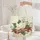 Magnolia Bloom Green Leaf Ribbon - Floral Home Decor Gift Quilted Tote Bag - 5