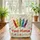 Colorful Crayons Wildflower Floral Name Garland - Creative Lifestyle Gift Quilted Tote Bag - 3