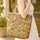 Fennec Foxes Desert Succulents Flowers - Outdoor Adventure Wildlife Lover Gift Quilted Tote Bag - 4