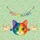 Rainbow Cat Face Three Cats Paw Prints Your Name Bunting - Cat Lover Gift Everyday Tote Quilted Tote Bag - 7