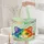 Rainbow Cat Face Three Cats Paw Prints Your Name Bunting - Cat Lover Gift Everyday Tote Quilted Tote Bag - 5
