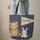 Personalized Name Flag Bear Bunny Stars Roses - Everyday Tote Quilted Tote Bag - 6