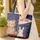 Personalized Name Flag Bear Bunny Stars Roses - Everyday Tote Quilted Tote Bag - 4