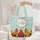Three Chickens Flower Garden Floral Wreath Hearts - Everyday Carryall Gift Quilted Tote Bag - 5
