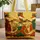 Three Foxes Botanical Leaves Ribbon - Wildlife Lover Everyday Tote Quilted Tote Bag - 1