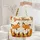 Two Adorable Foxes Autumn Leaves Lush Garland Personalized Fall Gift for Fox Lover Quilted Tote Bag - 5