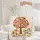 Cream Leafy Background Textured Trunk Heart Leaves Tree Name Scroll Banner Thoughtful Gift Quilted Tote Bag - 5
