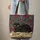 Gothic Black Cat Antique Book Red Rose Gold Swirls - Cat Lover Gift Quilted Tote Bag - 6