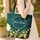 Personalized White Lily Valley Moon Stars - Botanical Lover Gift Quilted Tote Bag - 4