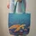 Majestic Sea Turtle Tropical Fish Ocean Coral Reef Your Name Banner - Ocean Life Lover Gift Quilted Tote Bag - 6