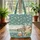 Bunnies Campfire Beach Scene Personalized Name - Summer Camping Adventure Travel Gift Quilted Tote Bag - 3