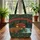 Brown Bear Log Cabin Waterfall Pine Forest Personalized Wildlife Gift Quilted Tote Bag - 3