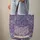 Ornate Cat Face Swirling Floral Abstract - Cat Lover Everyday Use Gift Quilted Tote Bag - 6