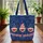 Patriotic Gnomes Stars Fireworks - Independence Day Celebration Gift for Americans Quilted Tote Bag - 3
