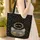 Cat Gold Stars Celestial Personalized Medallion - Cat Lover Everyday Tote Gift Quilted Tote Bag - 4