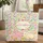 Fluffy Bunnies Wildflower Daisy Wreath - Personalized Name Gift for Kids & Nature Lovers Quilted Tote Bag - 1