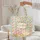 Fluffy Bunnies Wildflower Daisy Wreath - Personalized Name Gift for Kids & Nature Lovers Quilted Tote Bag - 5