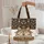 Wolf Head Feather Personalized Rustic Sign - Wildlife Lover Gift Quilted Tote Bag - 5