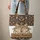Wolf Head Feather Personalized Rustic Sign - Wildlife Lover Gift Quilted Tote Bag - 6