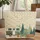 Personalized Vintage Camping Scene Retro Camper Pine Trees - Travel Adventure Gift Quilted Tote Bag - 1
