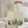 Personalized Vintage Camping Scene Retro Camper Pine Trees - Travel Adventure Gift Quilted Tote Bag - 5