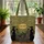 Art Deco Women Silhouettes Botanical Foliage Medallion - Vintage Lifestyle Gift Quilted Tote Bag - 3