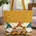 Autumn Gnomes Leaves Sunflowers Pumpkins - Fall Season Home Decor Gift Quilted Tote Bag - 1